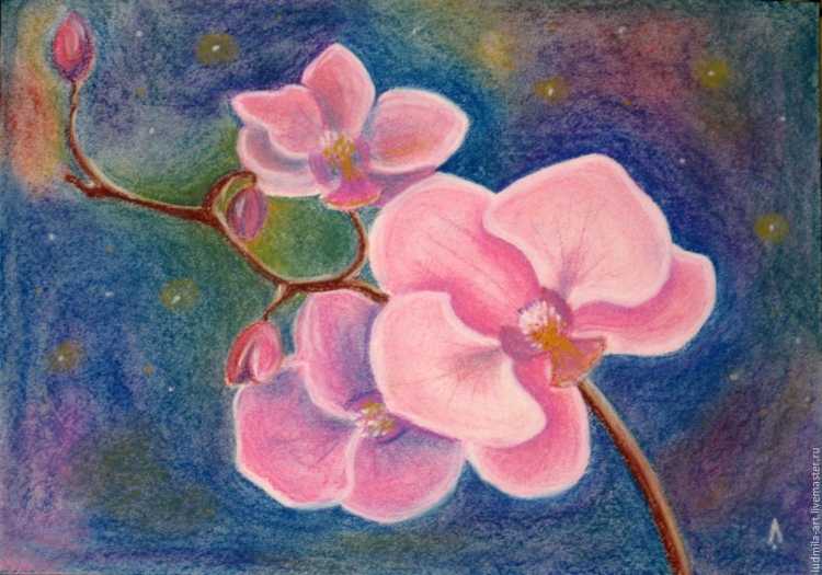 Елена Касьяненко китайская живопись Орхидея