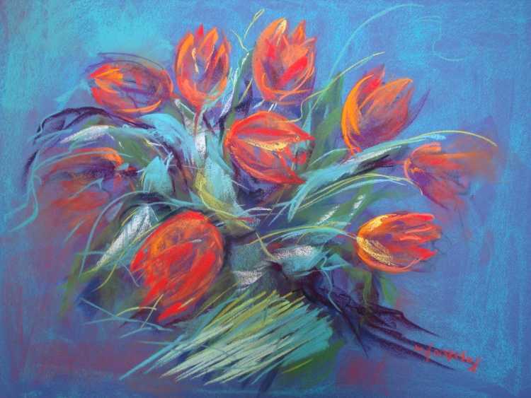 Ольга Гусева масляная пастель