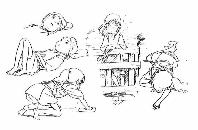 Раскадровка аниме Хаяо Миядзаки