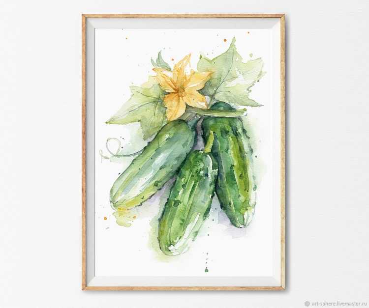 Огурцы в живописи