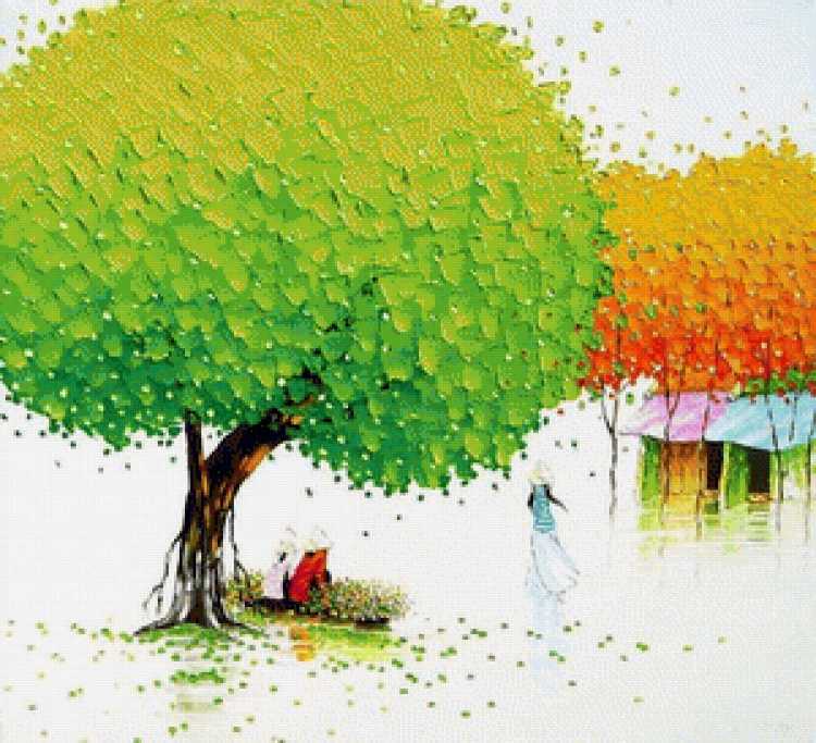 Абстрактное рисование в детском саду