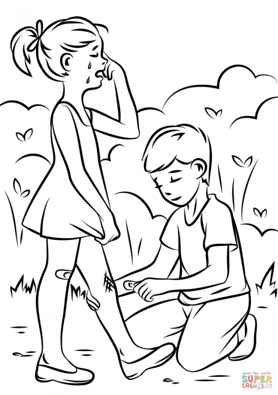 Раскраски на тему доброта