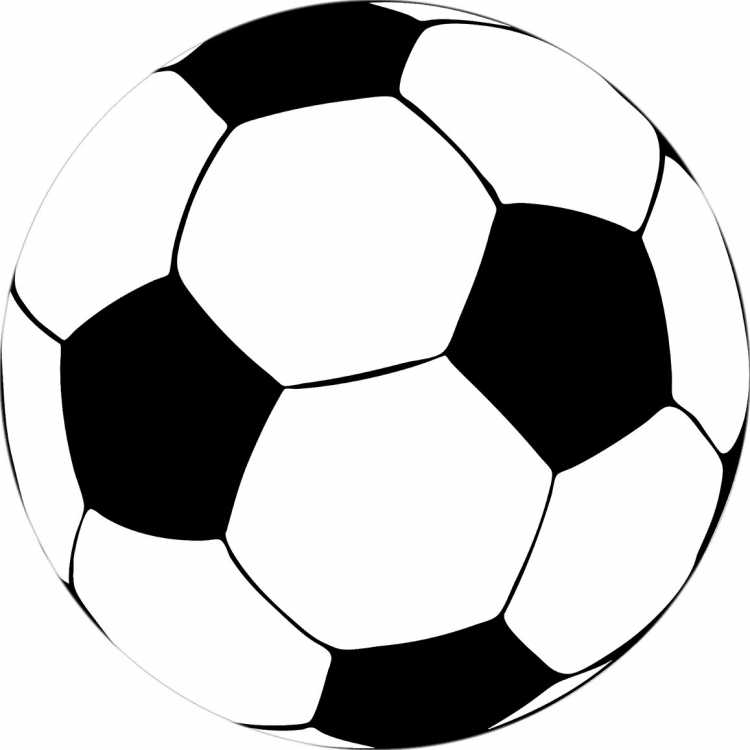 Футбольный мяч карандашом