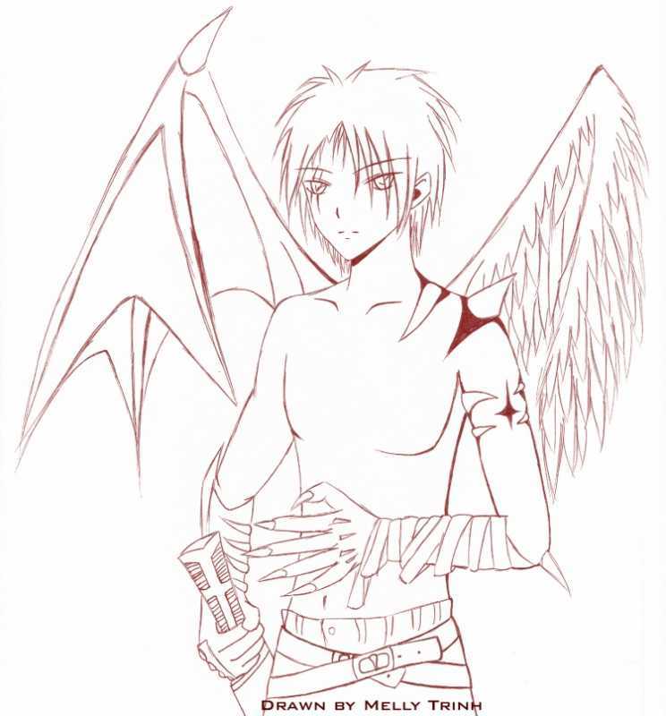 Раскраски аниме демоны