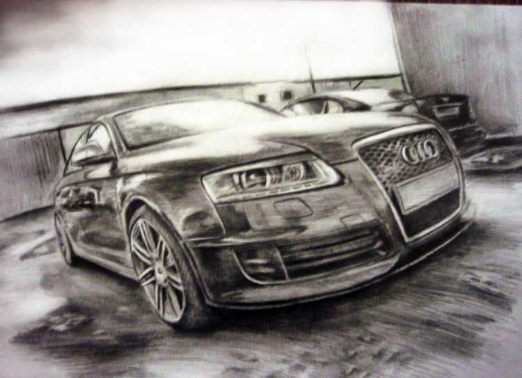 Ауди а6 с6 рисунок