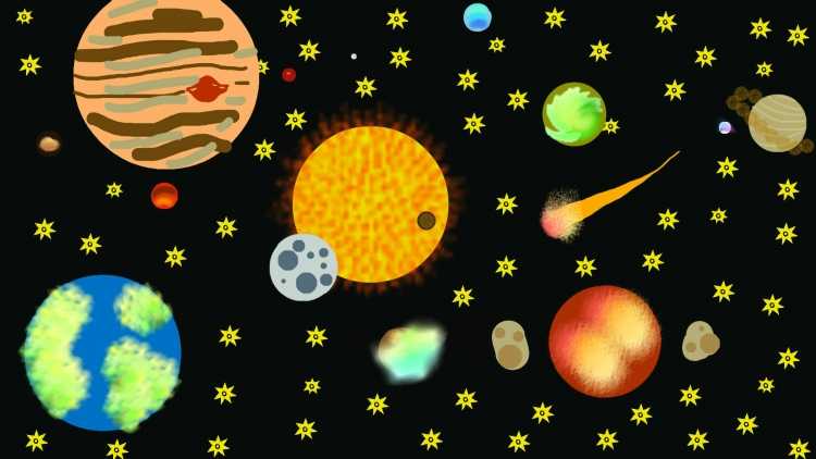 Звезды и планеты для детей