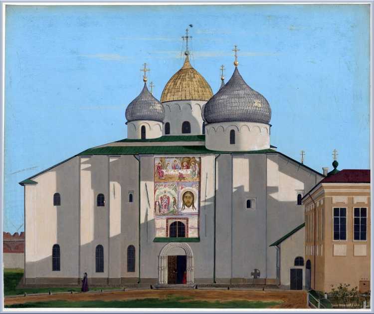 Софийский собор в Новгороде вид сверху