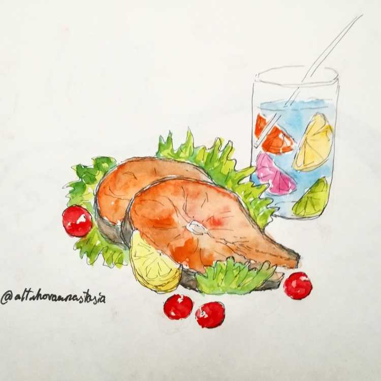 Сладости цветными карандашами