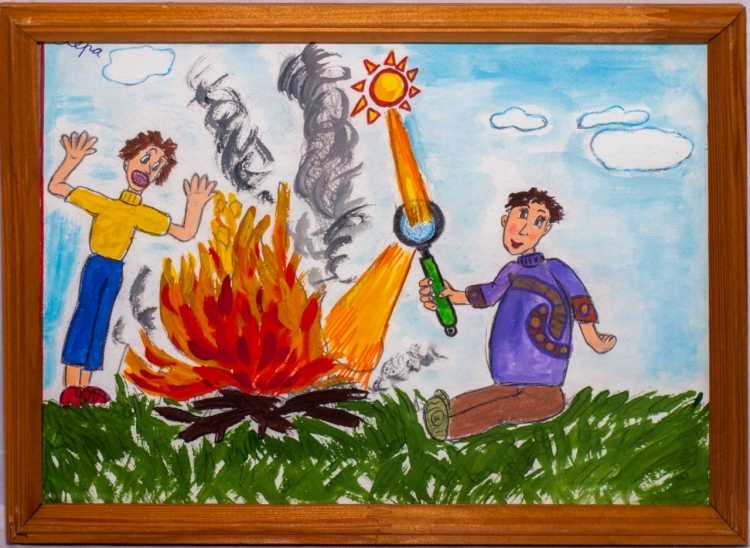 Осторожно огонь рисунки