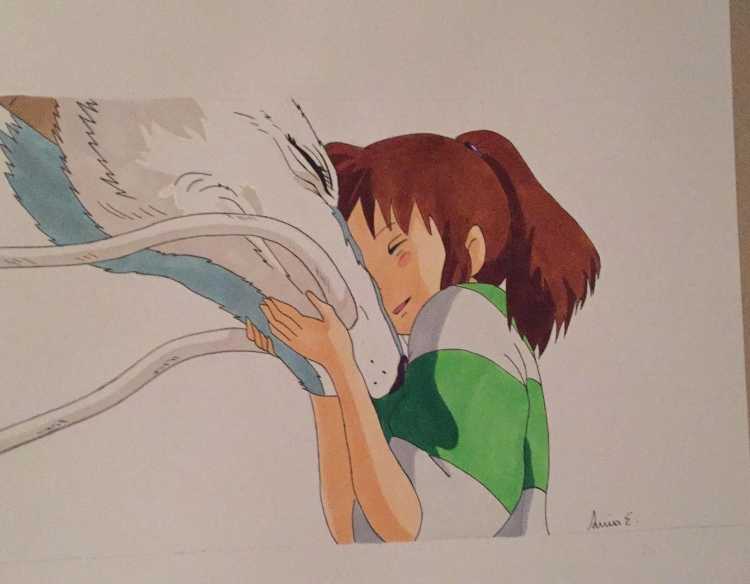 Тихиро и Хаку тату