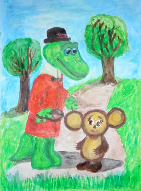 Рисование мой любимый сказочный герой