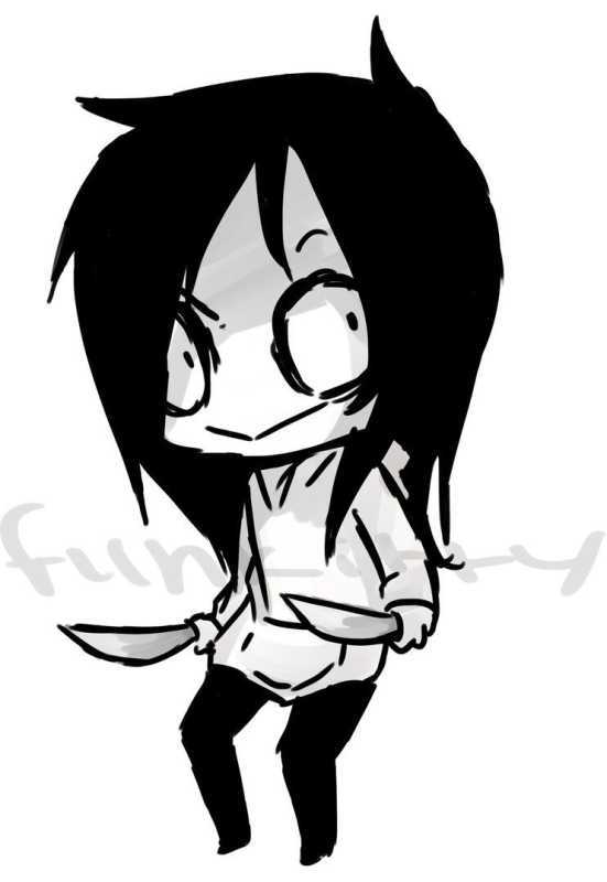 Нарисовать Джеффа убийцу