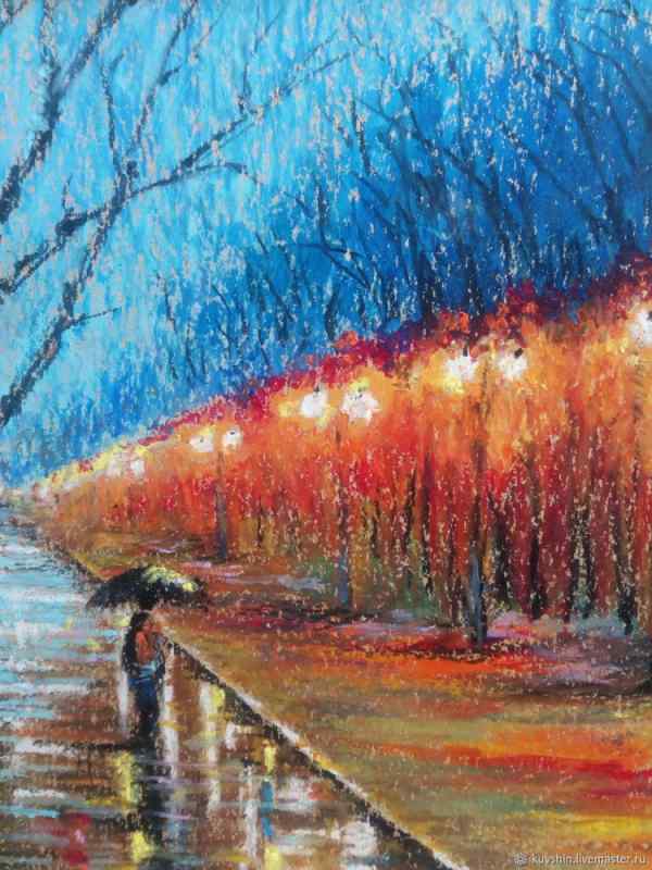 Картины масляной пастелью Джон Эллиот.