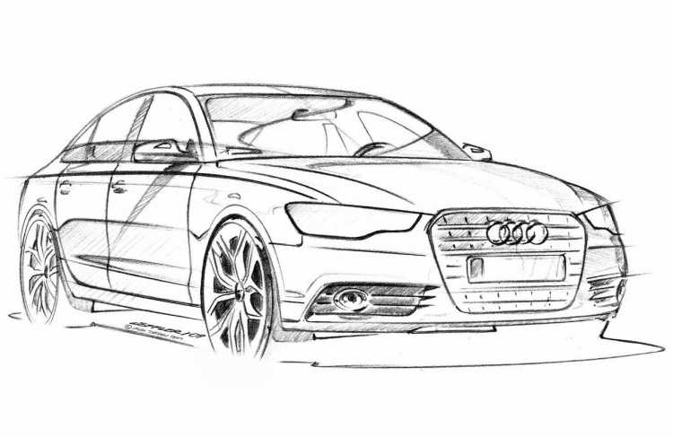 Audi quattro скетч