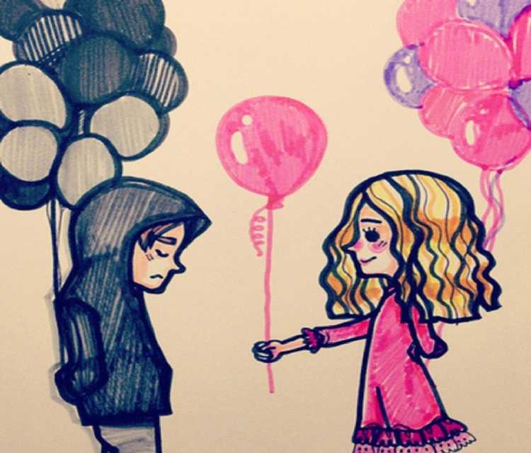 Картинки для срисовки на тему любовь