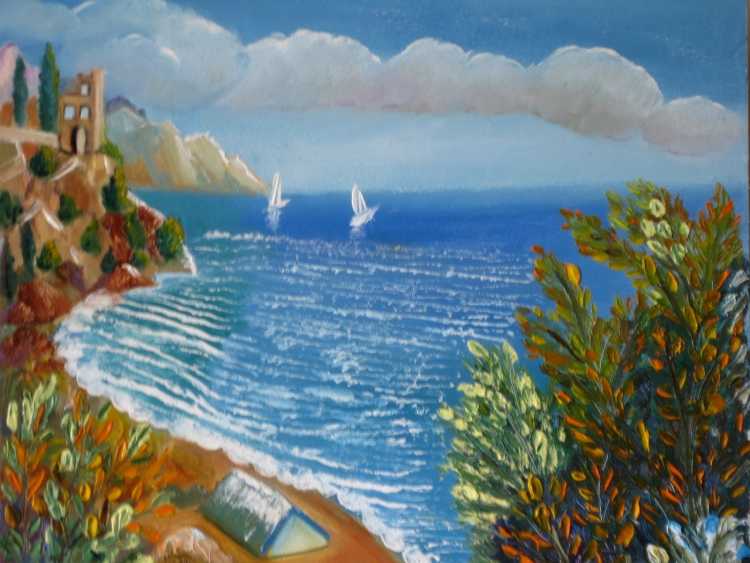 Магдесян Крымский пейзаж