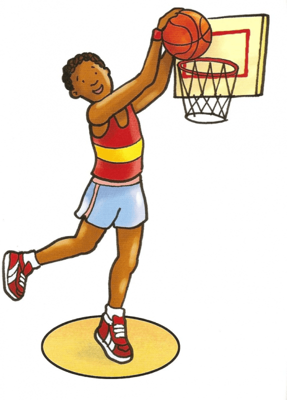 Раскраски по баскетболу