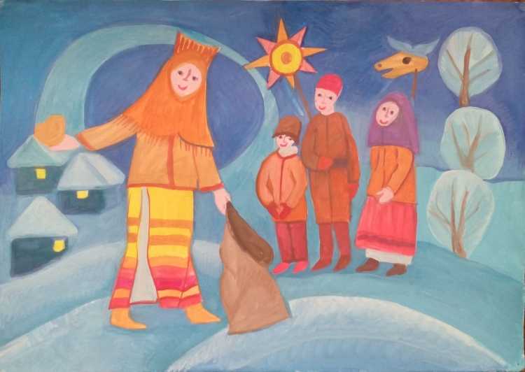 Марина Борис художница колядки