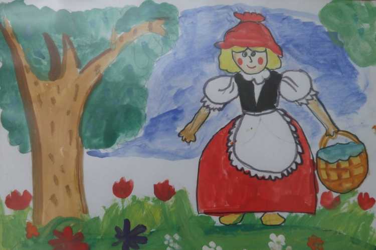 Красная шапочка рисунок
