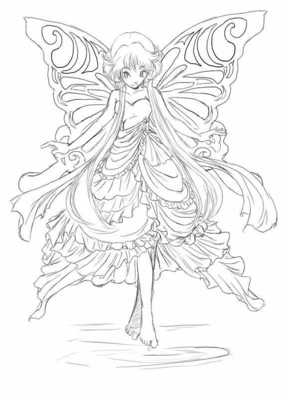 Раскраска ангел и демон