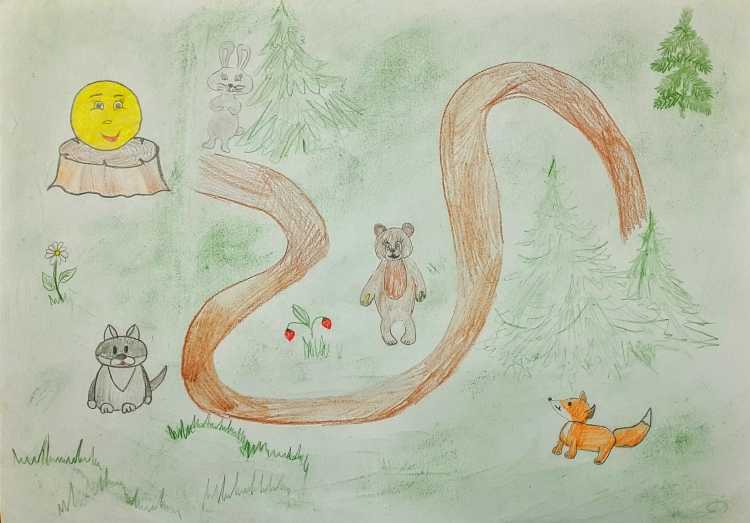 Моя любимая сказка рисование