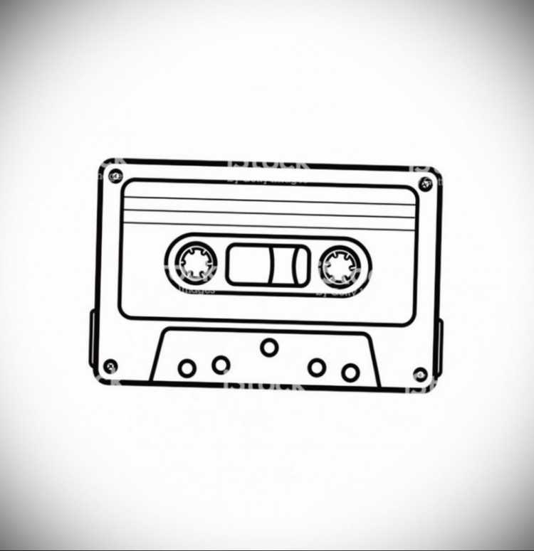 Кассета нарисованная