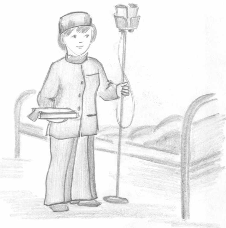 Моя профессия санитарка