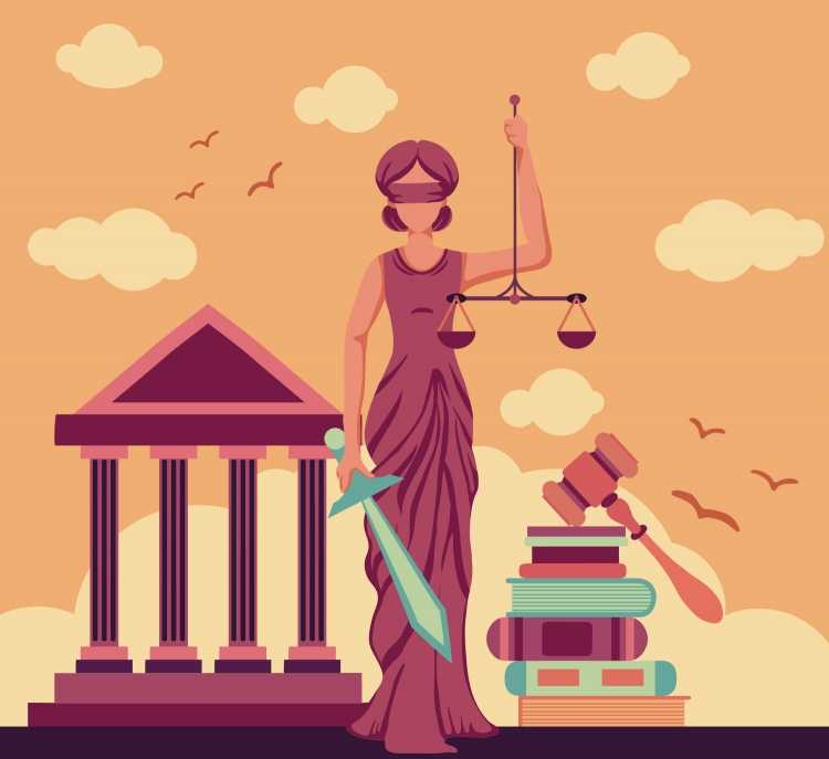 Фемида силуэт