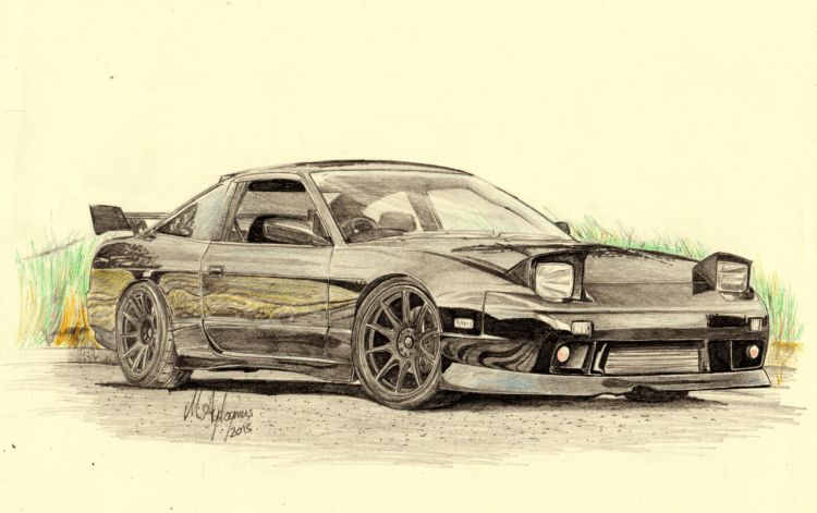 JDM Nissan 180sx арт