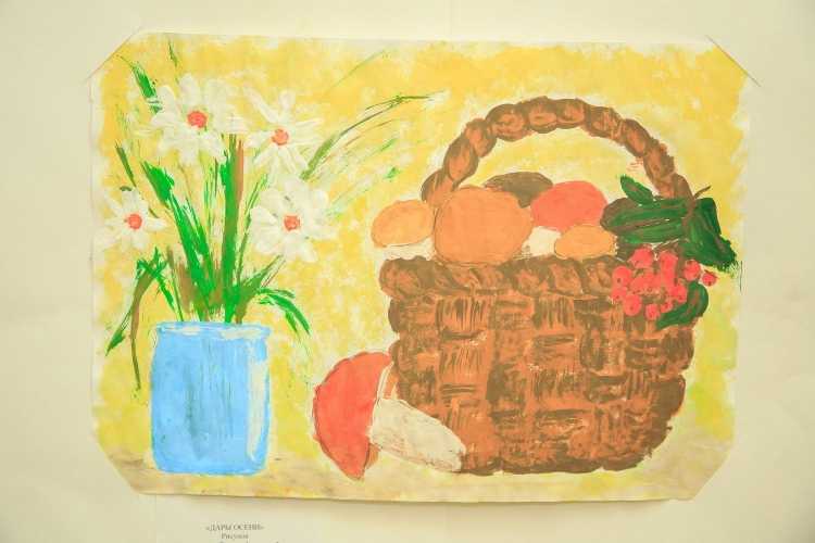 Простой рисунок на тему осень