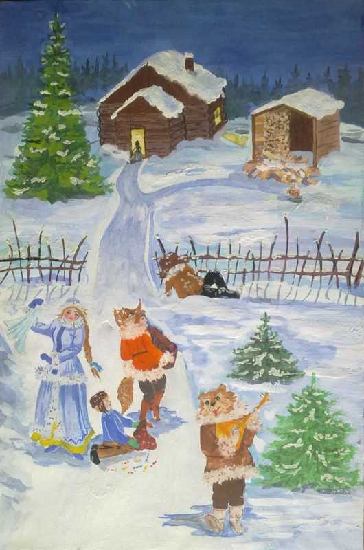 Колядки рисунок