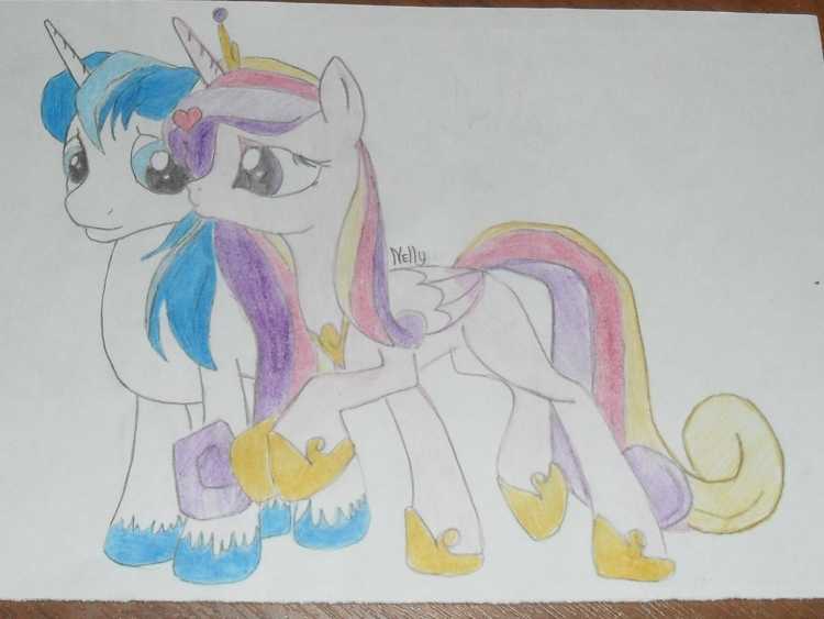 Срисовывать милые пони Дружба