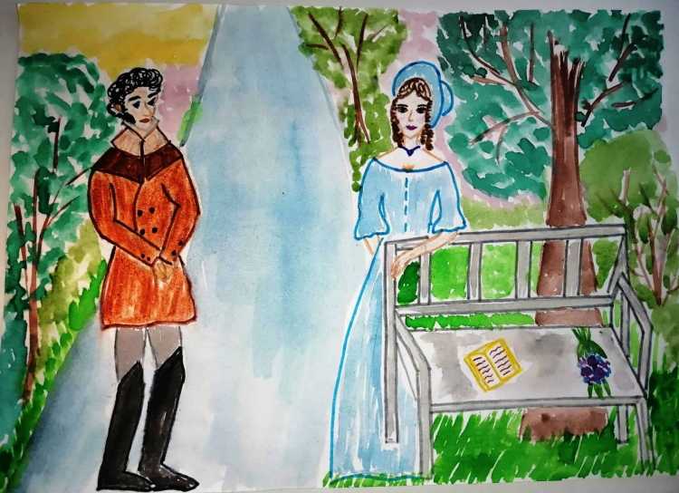 Дубровский и Троекуров иллюстрации