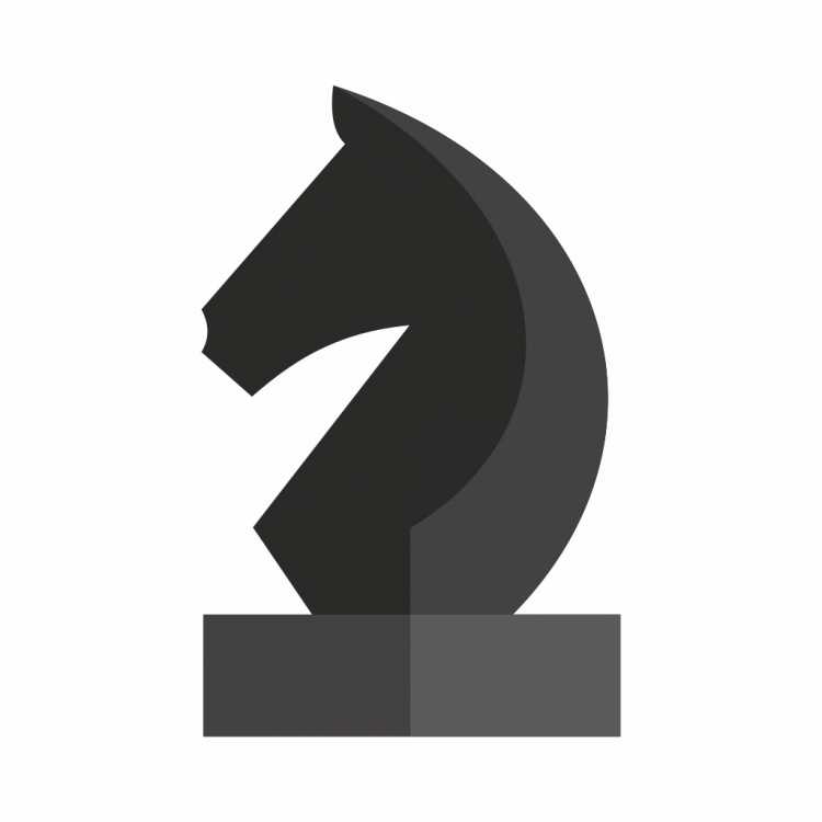 Фигурка шахматного коня