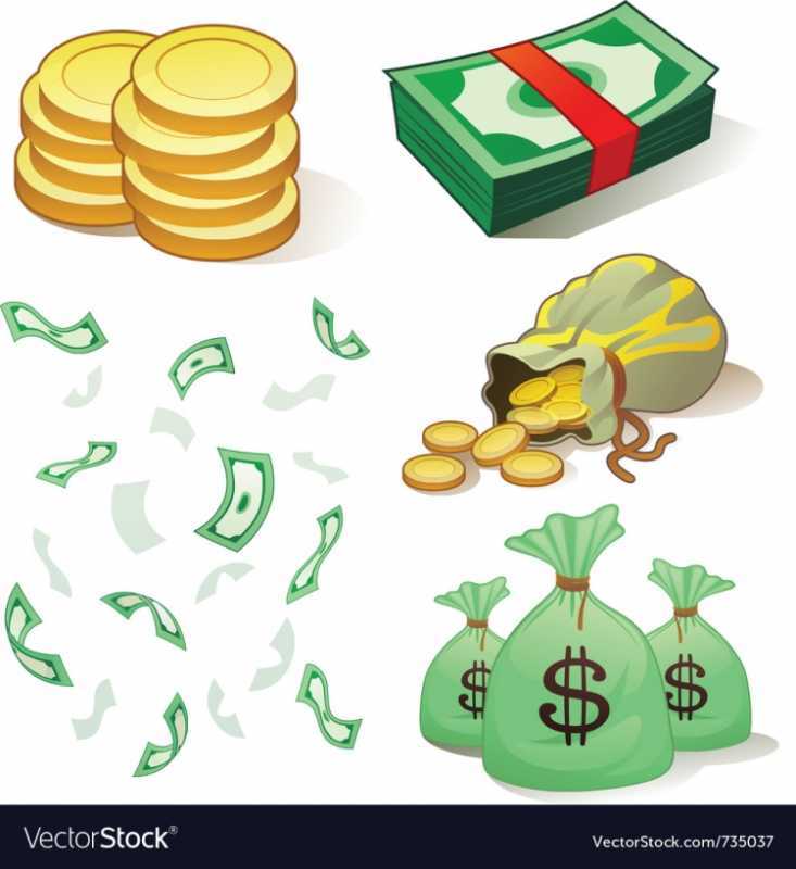 Деньги монеты рисунок