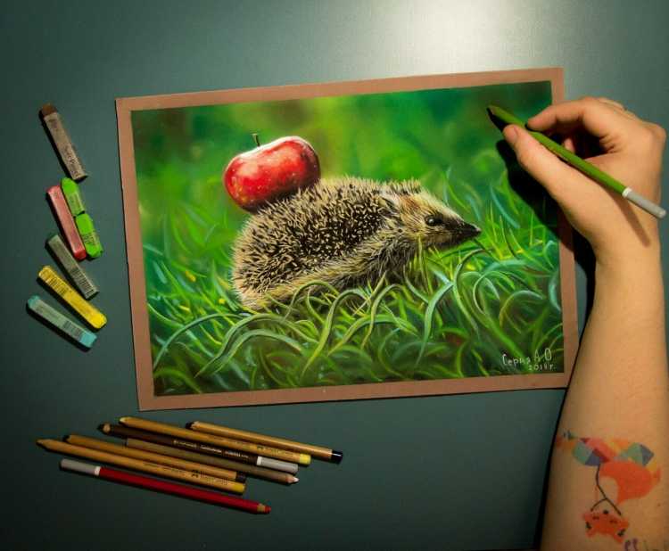 Живопись пастельными карандашами