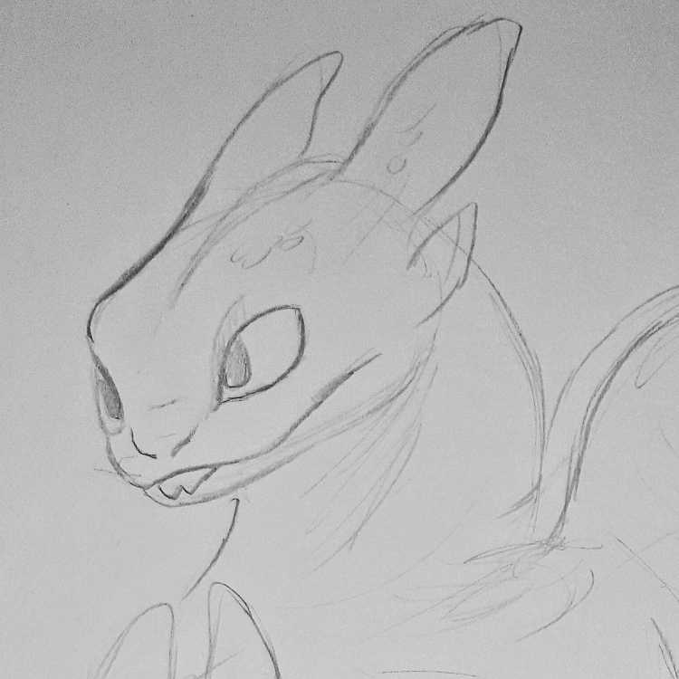 Беззубик рисунок карандашом