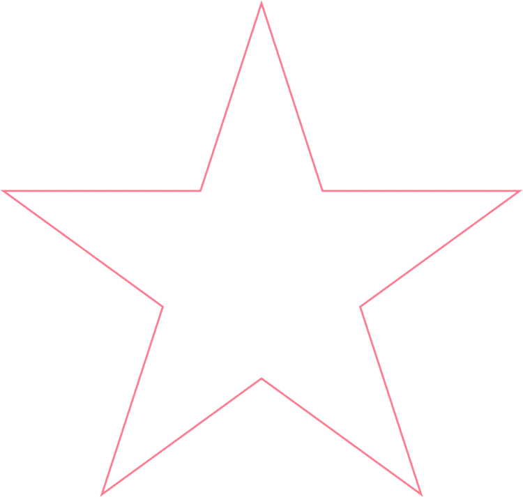 Звезда контур