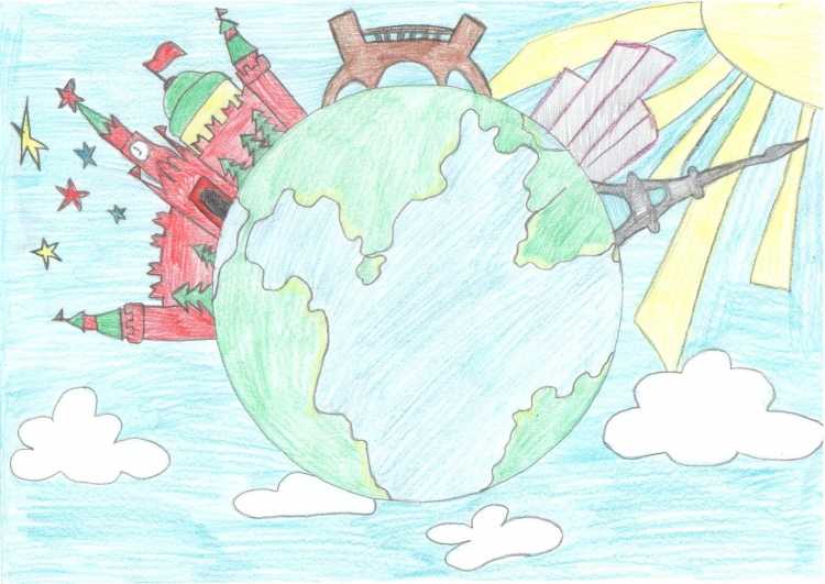 Рисование на тему путешествие