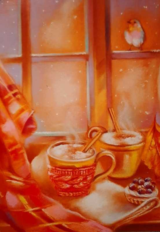 Художница Аннет Логинова кофе