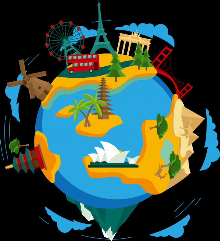 Путешествие иллюстрация