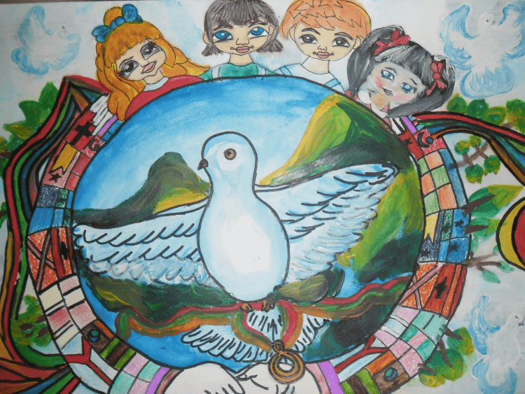 Рисование Дружба народов