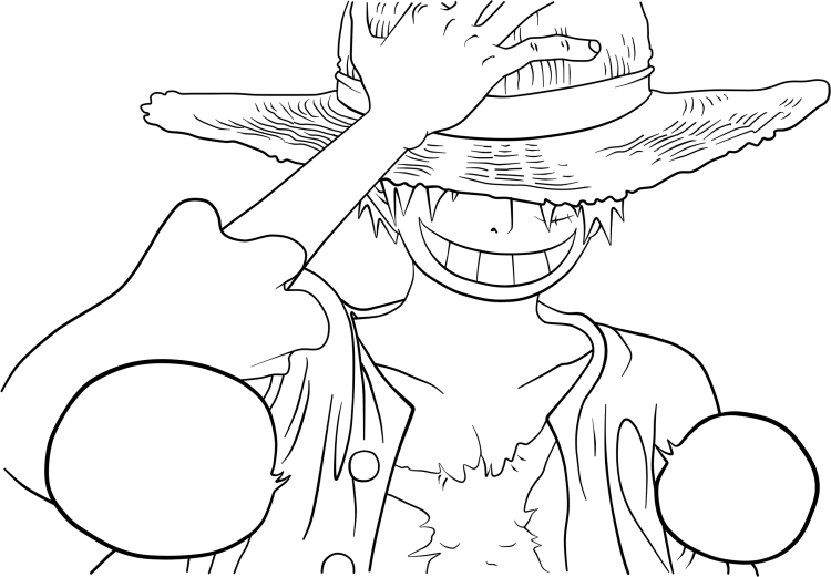 Ван Пис раскраски Эйс с Луффи