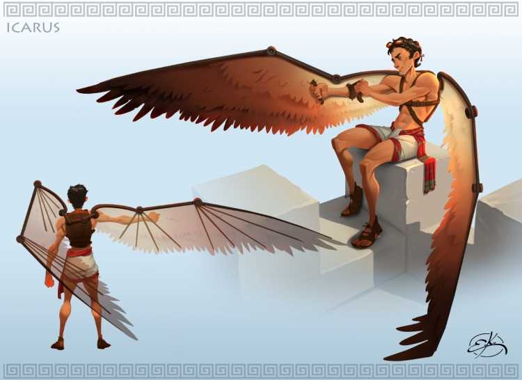 Дедал и Икар арт