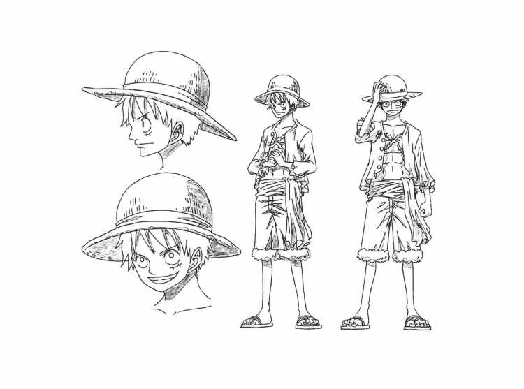 Ван Пис Робин рисунок