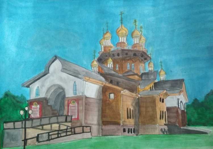 Как нарисовать Церковь