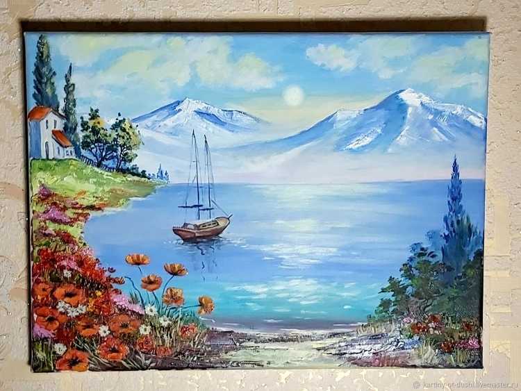 Пейзаж красками для начинающих