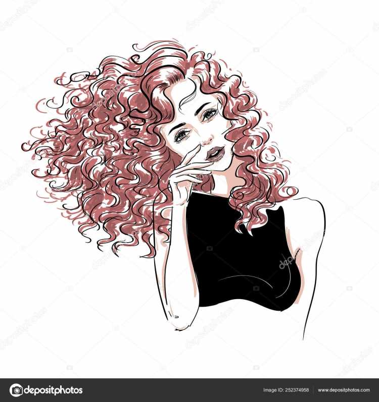 Кудри иллюстрация