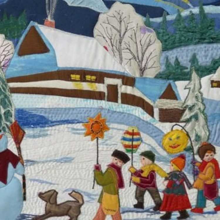 Святки детские рисунки