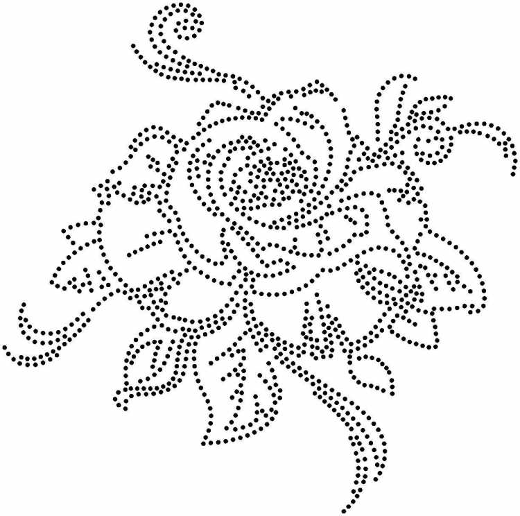 Трафареты для люневильской вышивки бисером